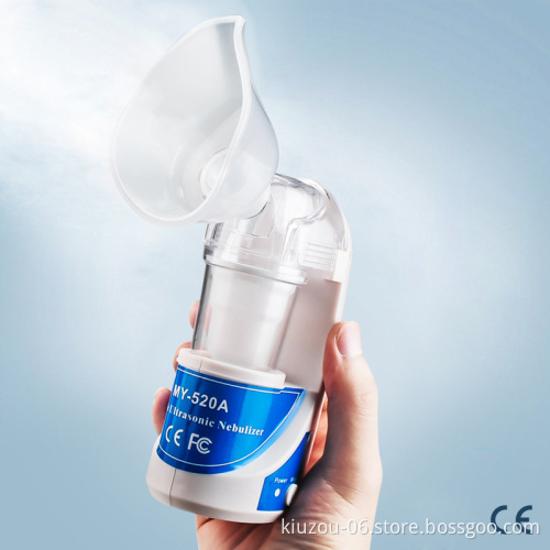 KIUZOU Home Ultrasonic Nebulizer Compact and Portable Inhalers Nebulizer Mist Discharge Asthma Inhaler Mini Atomizer (EU Plug)